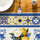 Lemon Pattern Table Runner